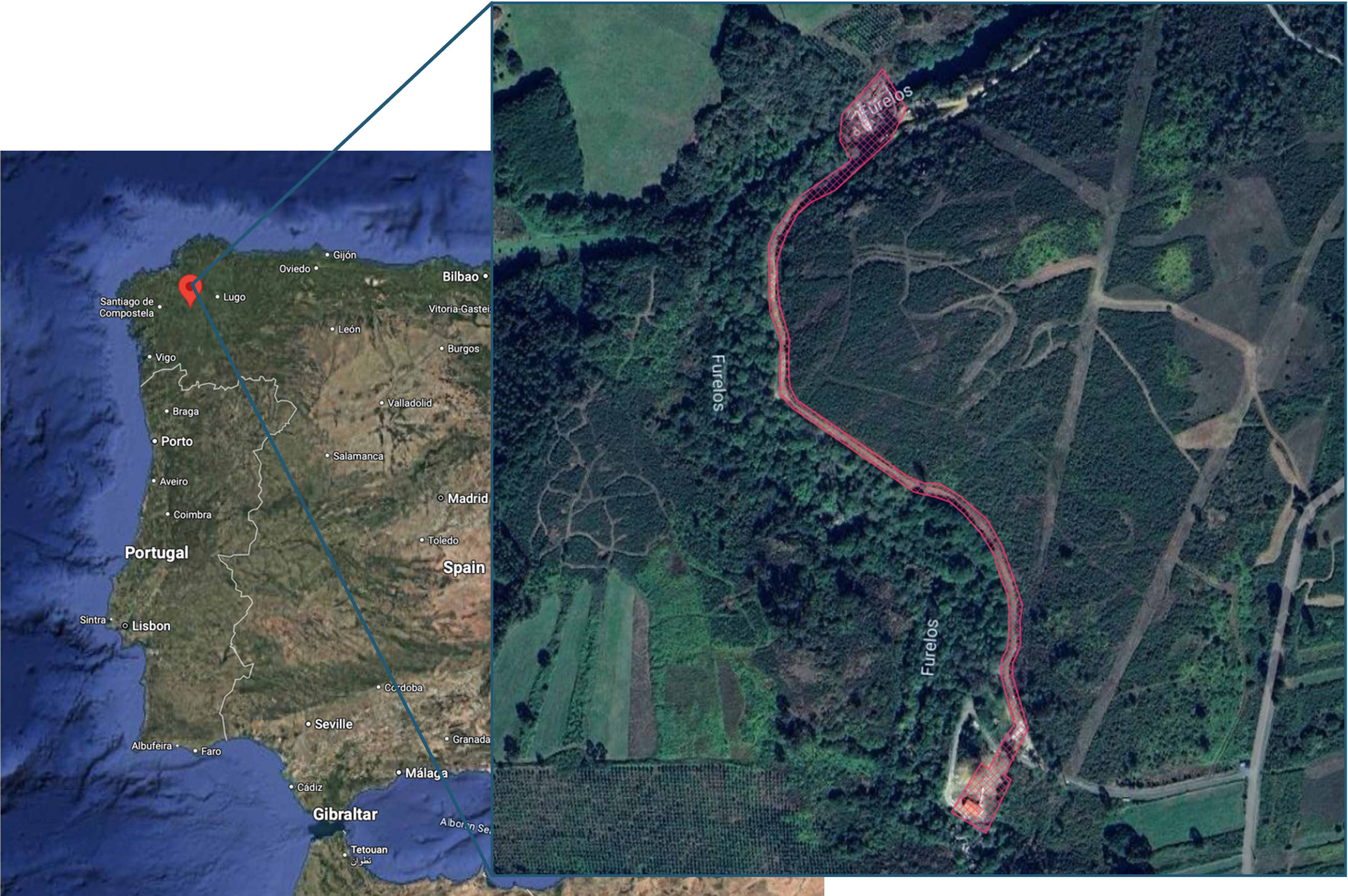 Portodís, Santiso — location