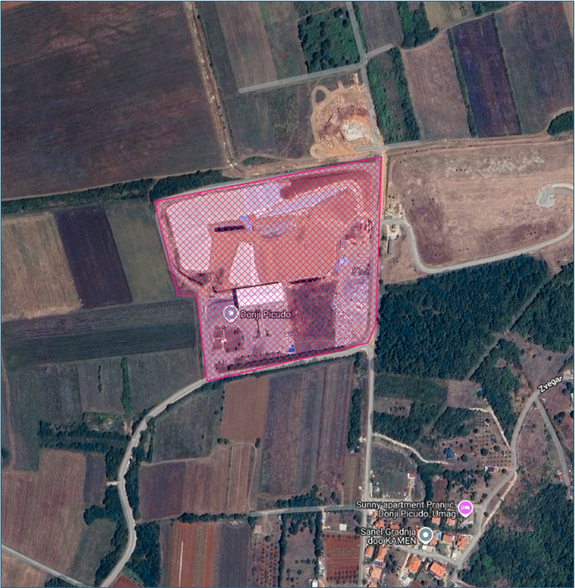 Donji Picudo East, Umag — location